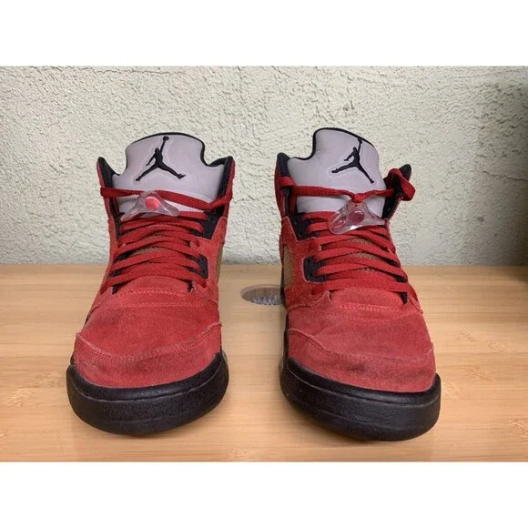 Nike Air Jordan Retro 5‎ V Raging Bull Red toro bravo Mens Size 10 - Picture 3 of 9